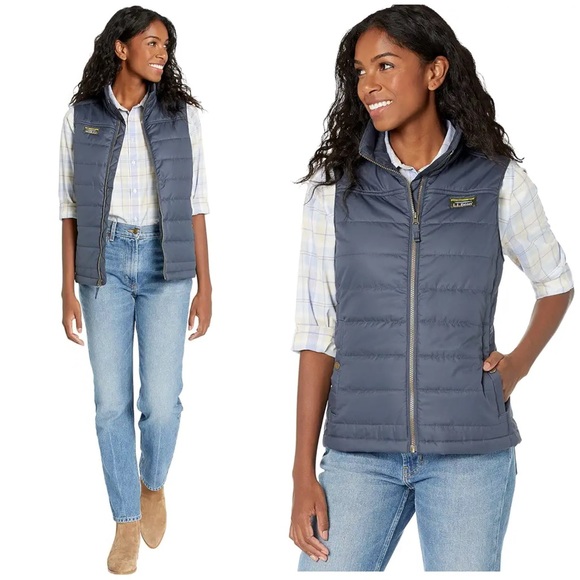 L.L. Bean Jackets & Blazers - NWT L.L. Bean Mountain Classic Puffer Vest $79 Gunmetal Grey Medium Womens